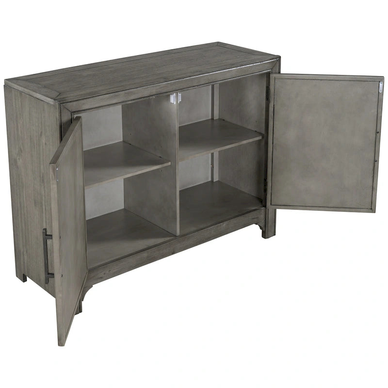Table console moderne de 40 pouces avec 2 étagères pour salon