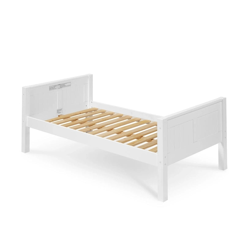 Tête de lit Camaflexi à panneaux - Lit de jour simple avec barrière de sécurité avant et lit gigogne simple