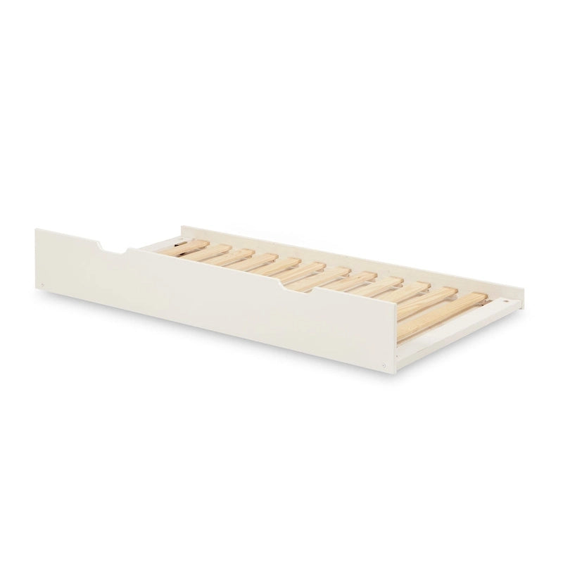 Tête de lit Camaflexi à panneaux - Lit de jour simple avec barrière de sécurité avant et lit gigogne simple