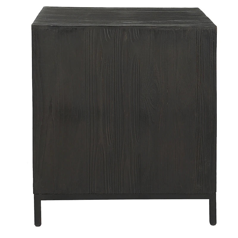 Meuble/table d'appoint géométrique Aiken d'Uttermost - 56 cm (L) x 66 cm (H) x 51 cm (P)