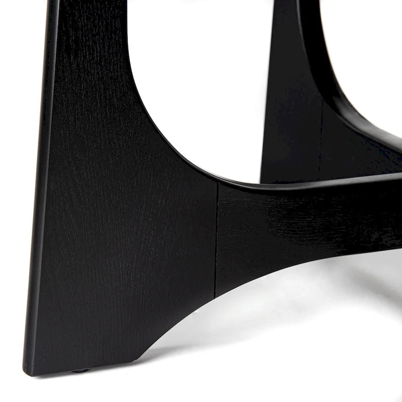 Table basse ronde en bois de 36 pouces pour salon