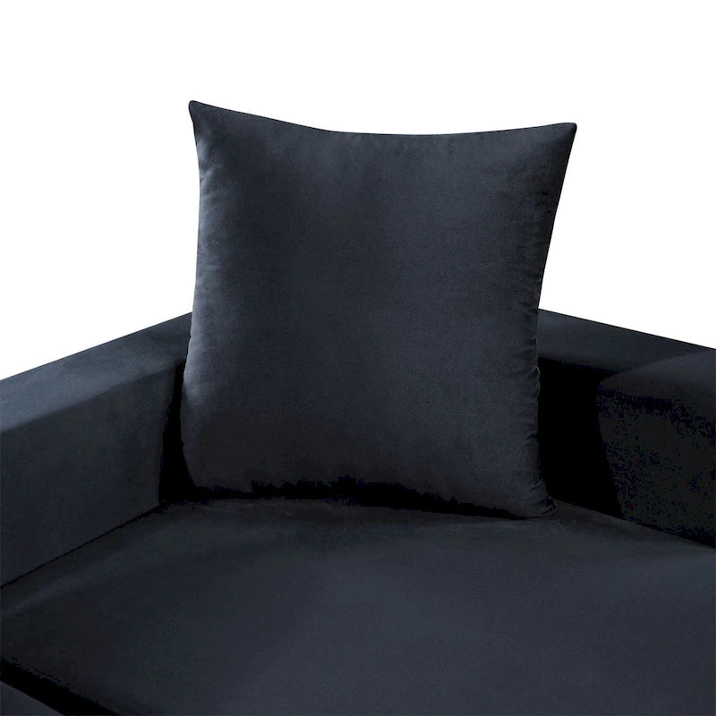 Canapé d'angle moderne en forme de U Merax avec de nombreux coussins inclus