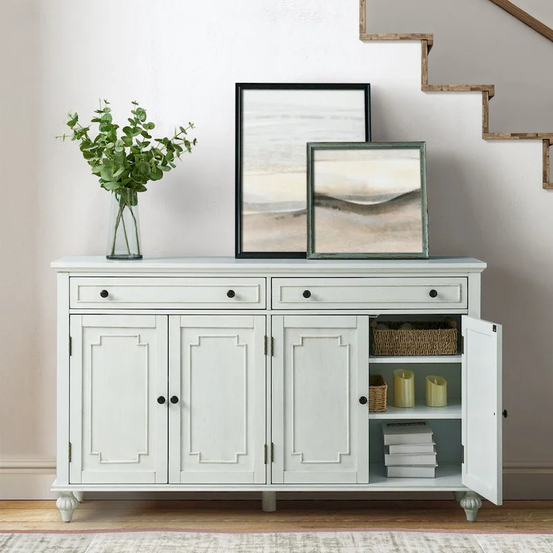 Buffet Ruby 58 traditionnel à 2 tiroirs et étagères réglables par HULALA HOME