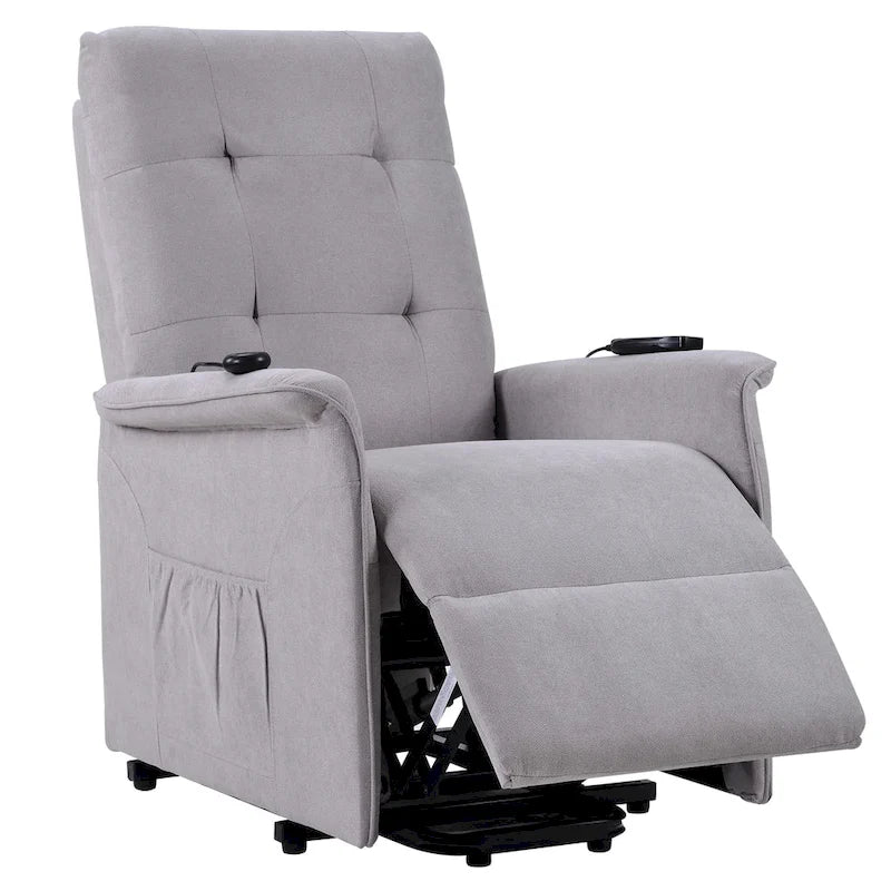 Orisfur. Fauteuil releveur électrique pour personnes âgées avec fonction massage réglable, fauteuil inclinable pour salon