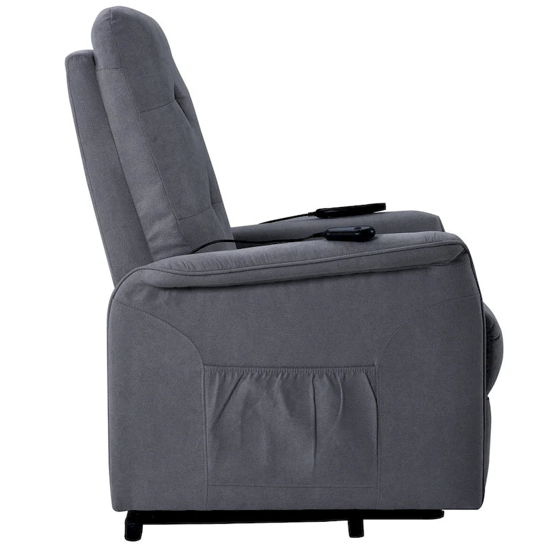 Orisfur. Fauteuil releveur électrique pour personnes âgées avec fonction massage réglable, fauteuil inclinable pour salon