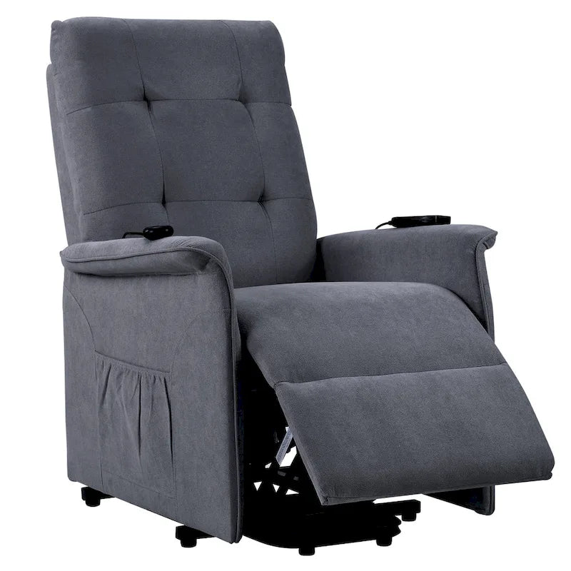 Orisfur. Fauteuil releveur électrique pour personnes âgées avec fonction massage réglable, fauteuil inclinable pour salon