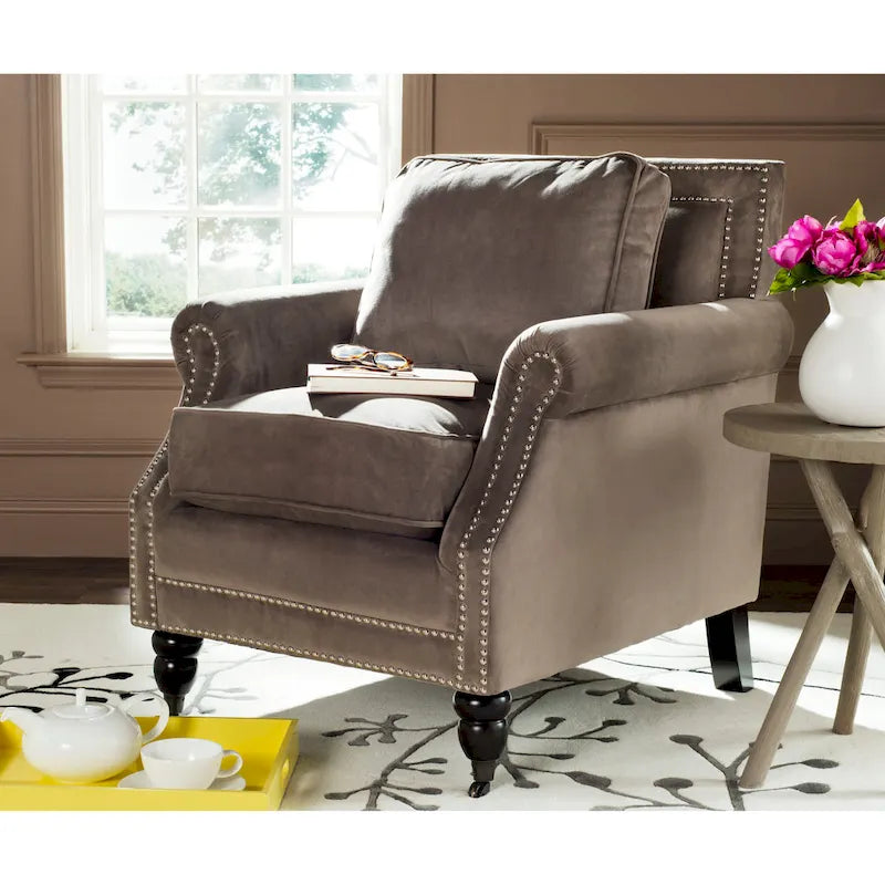 Fauteuil club Shawnna de SAFAVIEH - 76 x 86 x 88 cm (30 x 34 x 35 po)