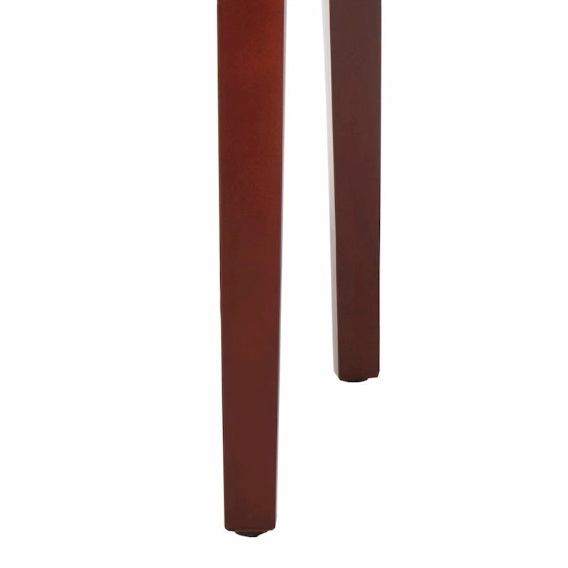 Chaises de salle à manger SAFAVIEH Suzie Parsons en cuir marbré marron (lot de 2) - 51,5 x 63 x 100 cm - 51 cm (L) x 64 cm (P) x 99 cm (H)