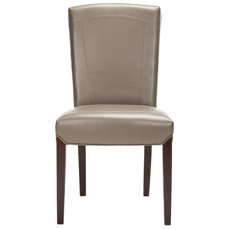 Chaises de salle à manger SAFAVIEH Suzie Parsons en cuir marbré marron (lot de 2) - 51,5 x 63 x 100 cm - 51 cm (L) x 64 cm (P) x 99 cm (H)