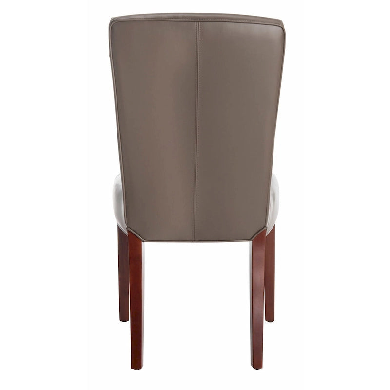 Chaises de salle à manger SAFAVIEH Suzie Parsons en cuir marbré marron (lot de 2) - 51,5 x 63 x 100 cm - 51 cm (L) x 64 cm (P) x 99 cm (H)