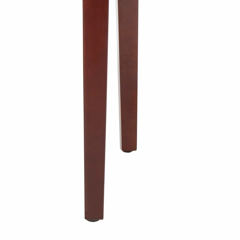 Chaises de salle à manger SAFAVIEH Suzie Parsons en cuir marbré marron (lot de 2) - 51,5 x 63 x 100 cm - 51 cm (L) x 64 cm (P) x 99 cm (H)