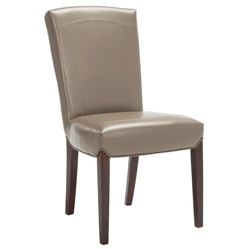 Chaises de salle à manger SAFAVIEH Suzie Parsons en cuir marbré marron (lot de 2) - 51,5 x 63 x 100 cm - 51 cm (L) x 64 cm (P) x 99 cm (H)