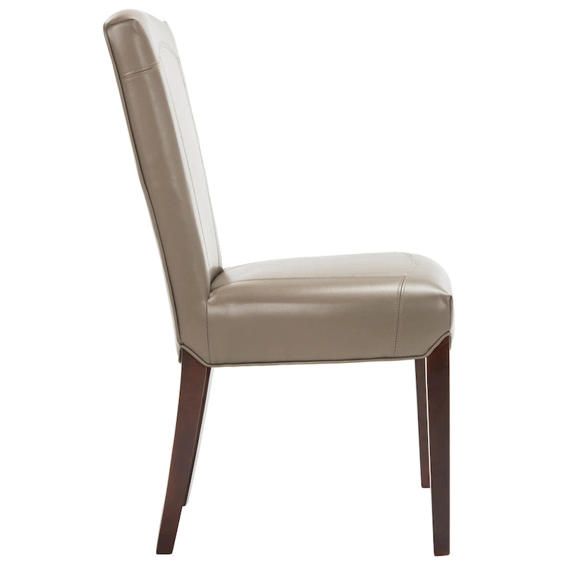 Chaises de salle à manger SAFAVIEH Suzie Parsons en cuir marbré marron (lot de 2) - 51,5 x 63 x 100 cm - 51 cm (L) x 64 cm (P) x 99 cm (H)