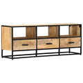 vidaXL TV Stand 47.2x11.8x17.7 Solid Wood Mango
