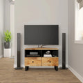 vidaXL TV Stand 27.6x13x18.1 Solid Wood Mango