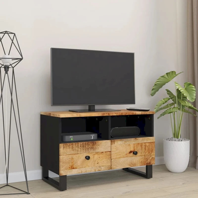 Meuble TV vidaXL 27,6 x 13 x 18,1 cm en bois massif de manguier