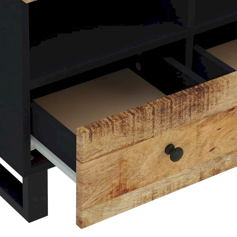 Meuble TV vidaXL 27,6 x 13 x 18,1 cm en bois massif de manguier