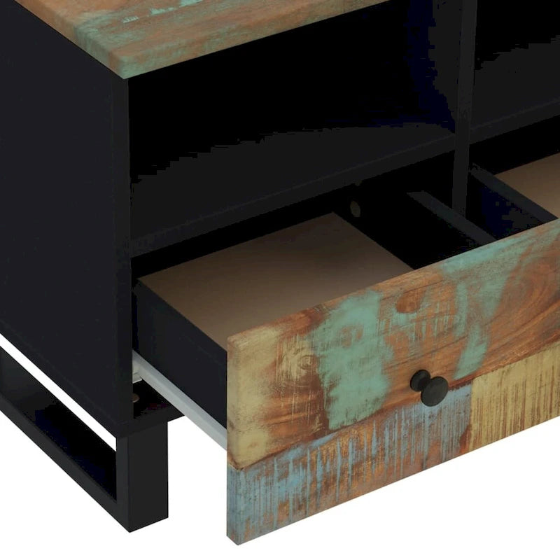 Meuble TV vidaXL 27,6 x 13 x 18,1 cm en bois massif de manguier