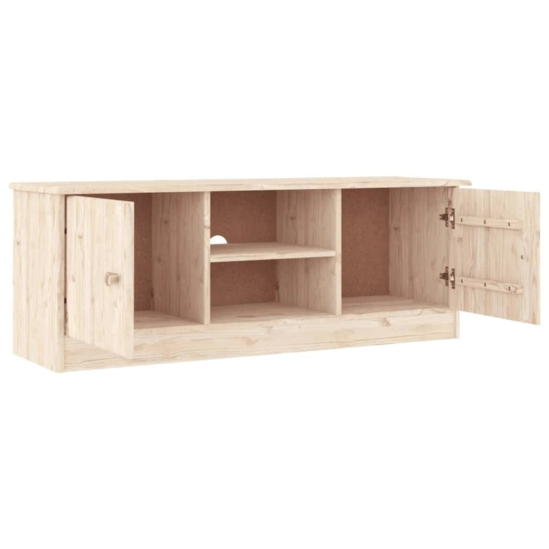 Meuble TV vidaXL ALTA 44,1 x 13,8 x 16,1 cm en pin massif - 44,1 x 13,8 x 16,1 cm