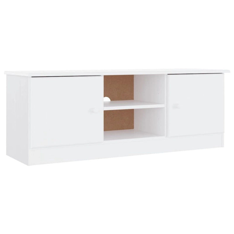 Meuble TV vidaXL ALTA 44,1 x 13,8 x 16,1 cm en pin massif - 44,1 x 13,8 x 16,1 cm