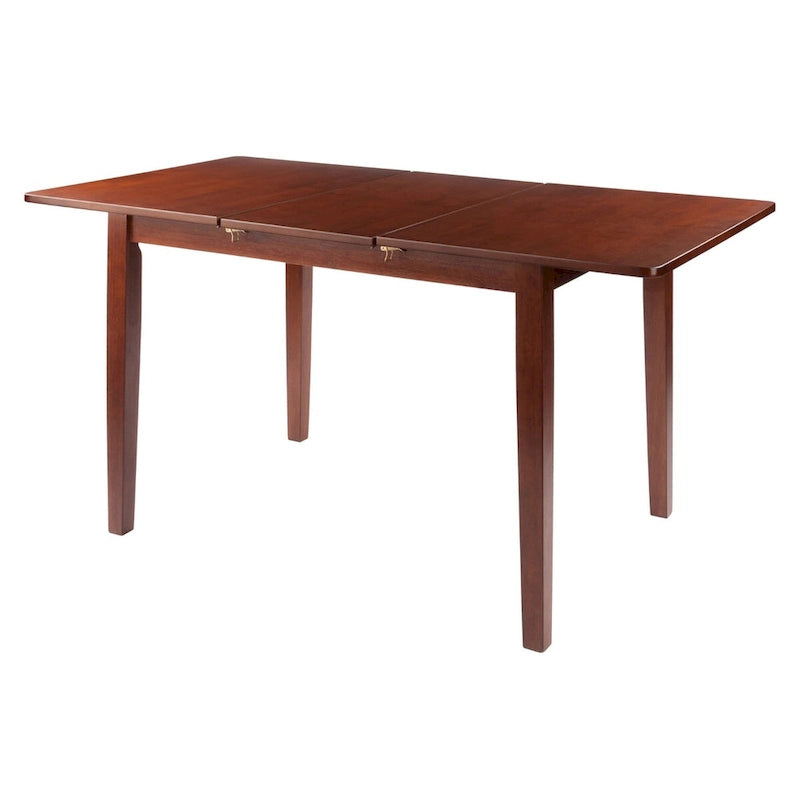 Plateau extensible papillon marron 57" à rangement intégré
