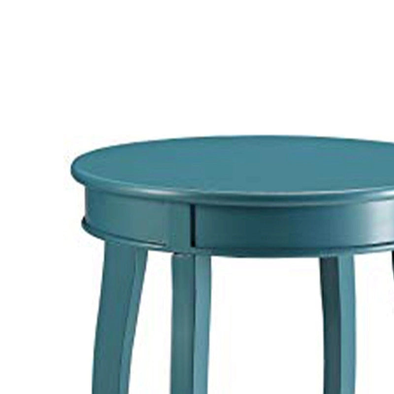 Table d'appoint Affiable, bleu sarcelle - 61 cm (H) x 46 cm (l) x 46 cm (P)