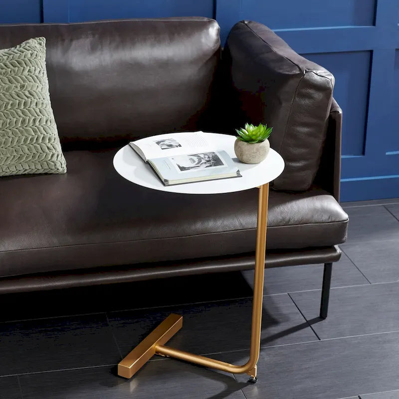 Table d'appoint ronde SAFAVIEH Aline - 45 cm (L) x 45 cm (l) x 64 cm (H)