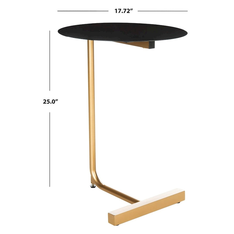 Table d'appoint ronde SAFAVIEH Aline - 45 cm (L) x 45 cm (l) x 64 cm (H)