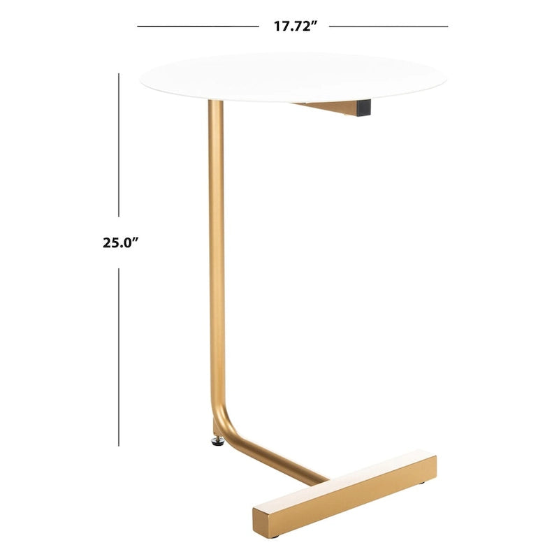 Table d'appoint ronde SAFAVIEH Aline - 45 cm (L) x 45 cm (l) x 64 cm (H)