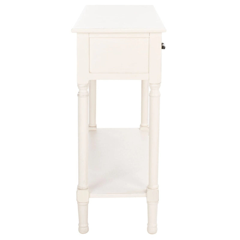 Console SAFAVIEH Eryka à 2 tiroirs - 35,5 cm L x 13 cm l x 29,5 cm H - 36 cm L x 13 cm P x 30 cm H