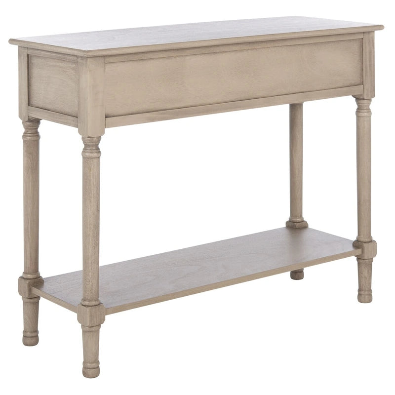 Console SAFAVIEH Eryka à 2 tiroirs - 35,5 cm L x 13 cm l x 29,5 cm H - 36 cm L x 13 cm P x 30 cm H
