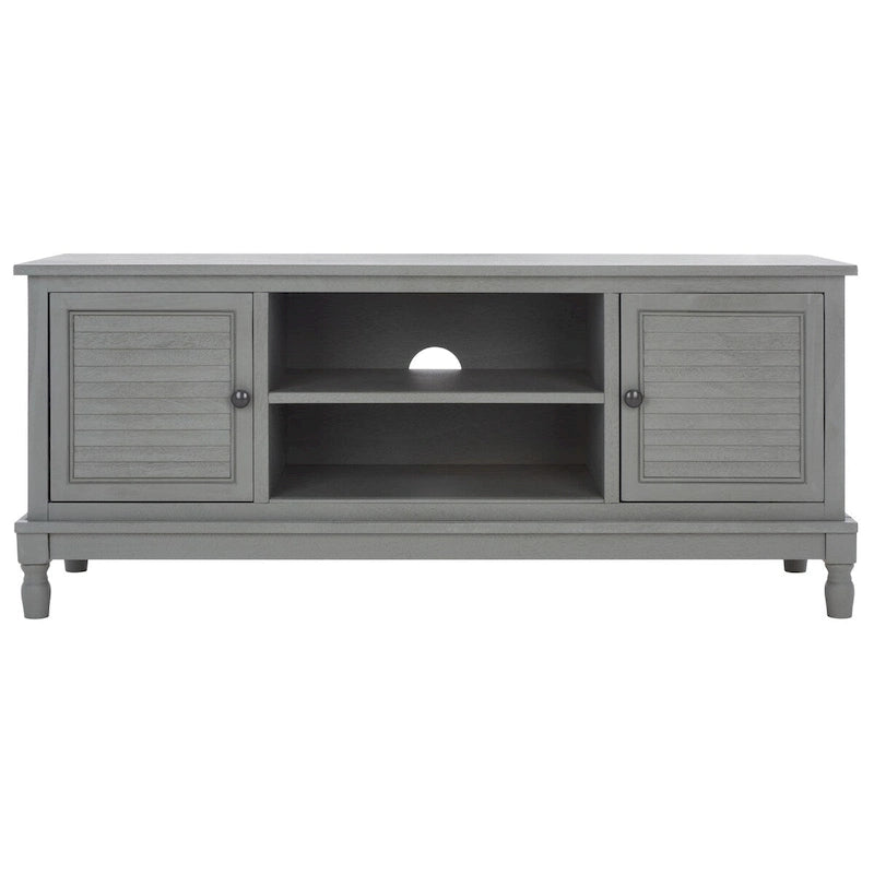 Meuble TV SAFAVIEH Caitlyn à 2 portes et 1 étagère - 119 cm L x 41 cm P x 51 cm H