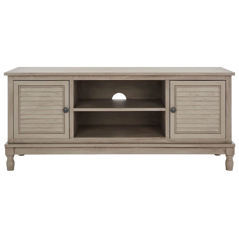 Meuble TV SAFAVIEH Caitlyn à 2 portes et 1 étagère - 119 cm L x 41 cm P x 51 cm H