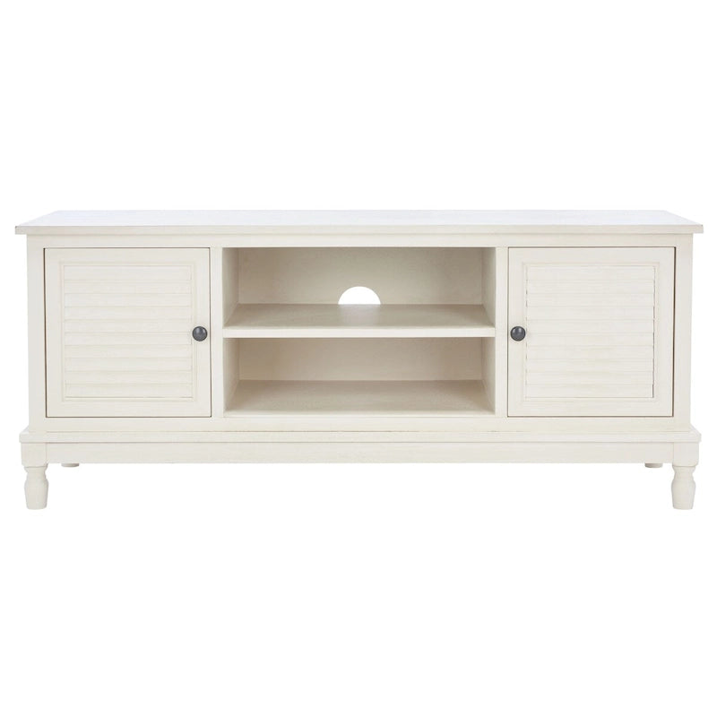 Meuble TV SAFAVIEH Caitlyn à 2 portes et 1 étagère - 119 cm L x 41 cm P x 51 cm H