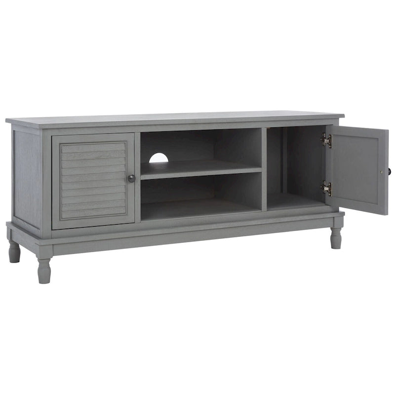 Meuble TV SAFAVIEH Caitlyn à 2 portes et 1 étagère - 119 cm L x 41 cm P x 51 cm H
