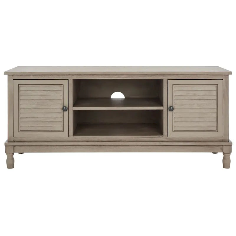 Meuble TV SAFAVIEH Caitlyn à 2 portes et 1 étagère - 119 cm L x 41 cm P x 51 cm H
