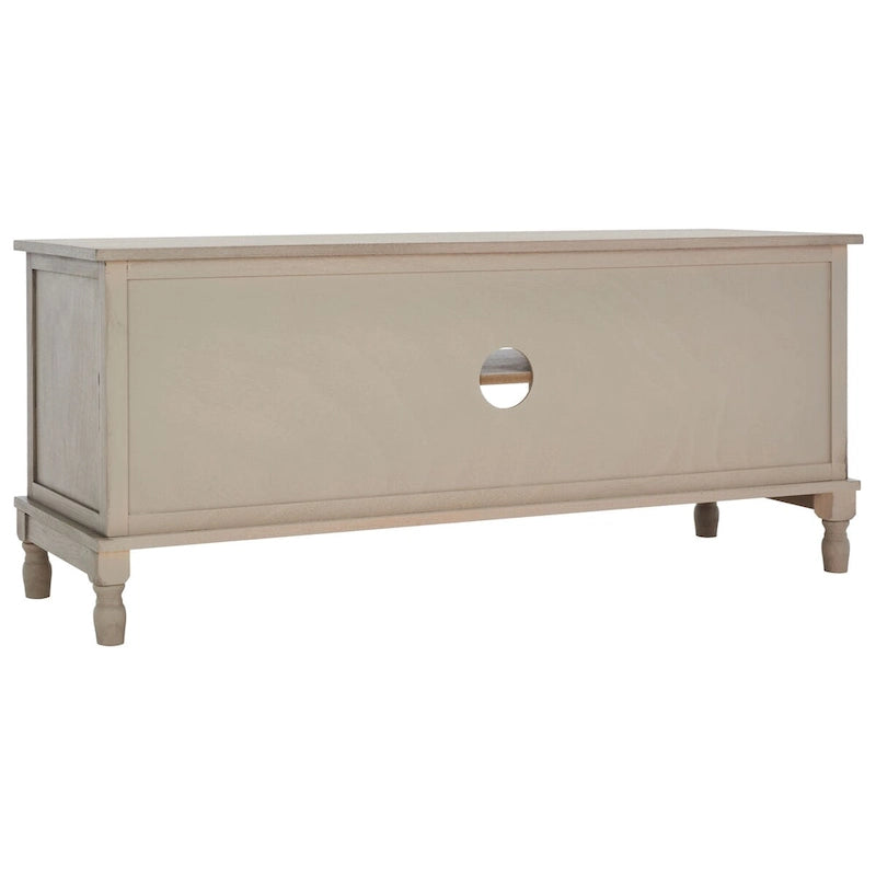Meuble TV SAFAVIEH Caitlyn à 2 portes et 1 étagère - 119 cm L x 41 cm P x 51 cm H