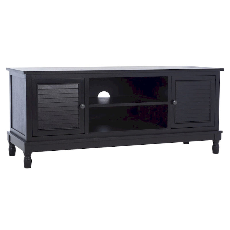 Meuble TV SAFAVIEH Caitlyn à 2 portes et 1 étagère - 119 cm L x 41 cm P x 51 cm H