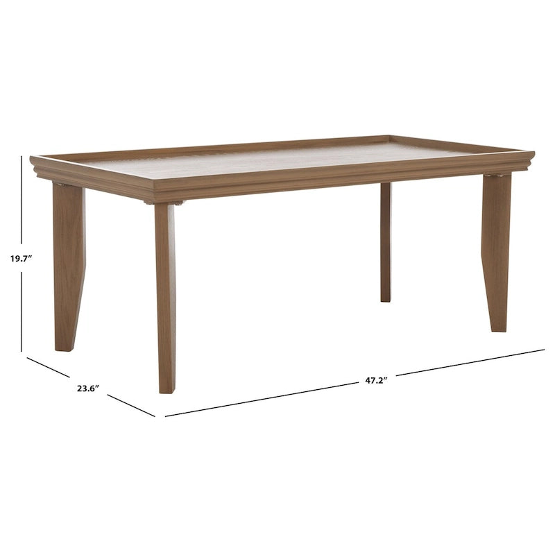 Table basse SAFAVIEH Asthildur - 47 L x 24 P x 20 H