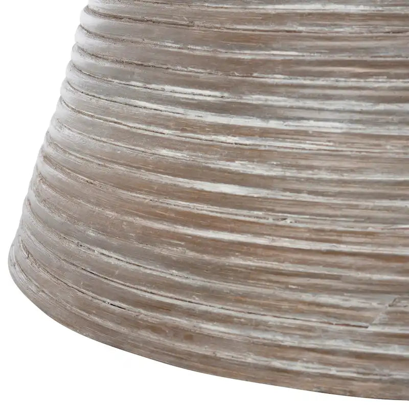 Table basse ronde SAFAVIEH Zinca sur pied en métal - 80 cm L x 80 cm l x 45 cm H - 81 cm L x 81 cm P x 46 cm H