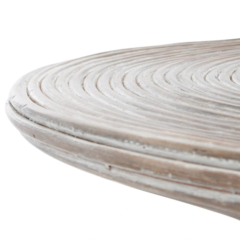 Table basse ronde SAFAVIEH Zinca sur pied en métal - 80 cm L x 80 cm l x 45 cm H - 81 cm L x 81 cm P x 46 cm H