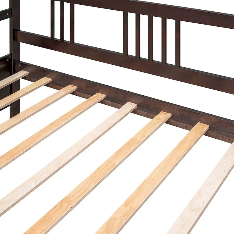 Lit de jour moderne en bois massif, multifonctionnel