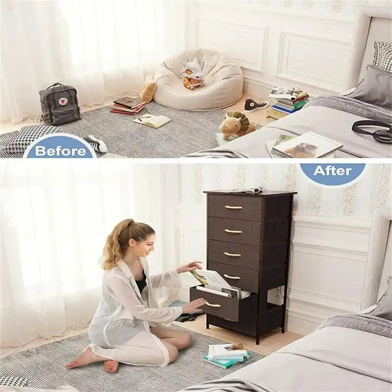 Commode verticale tour de rangement