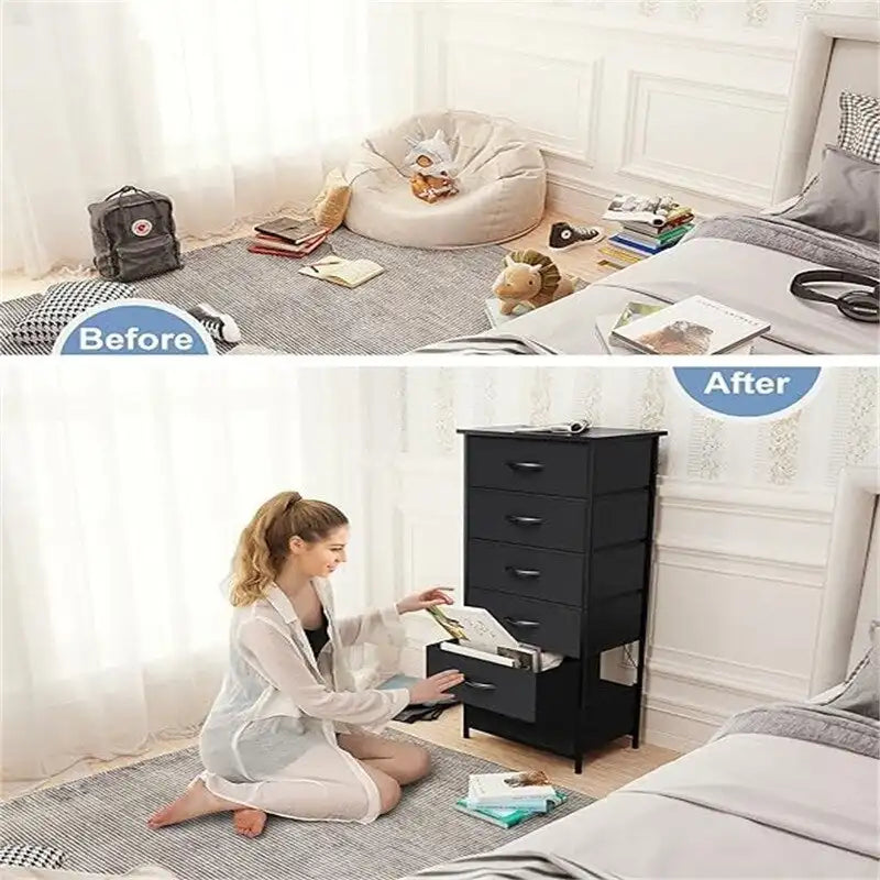 Commode verticale tour de rangement