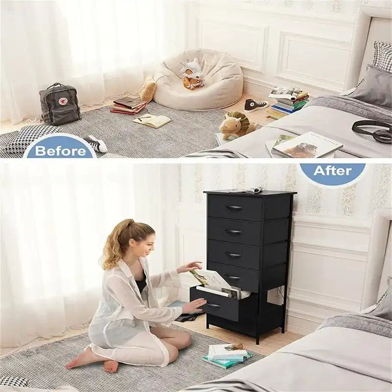 Commode verticale tour de rangement