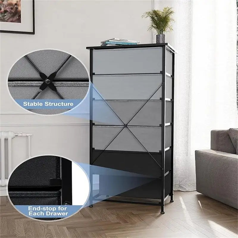 Commode verticale tour de rangement