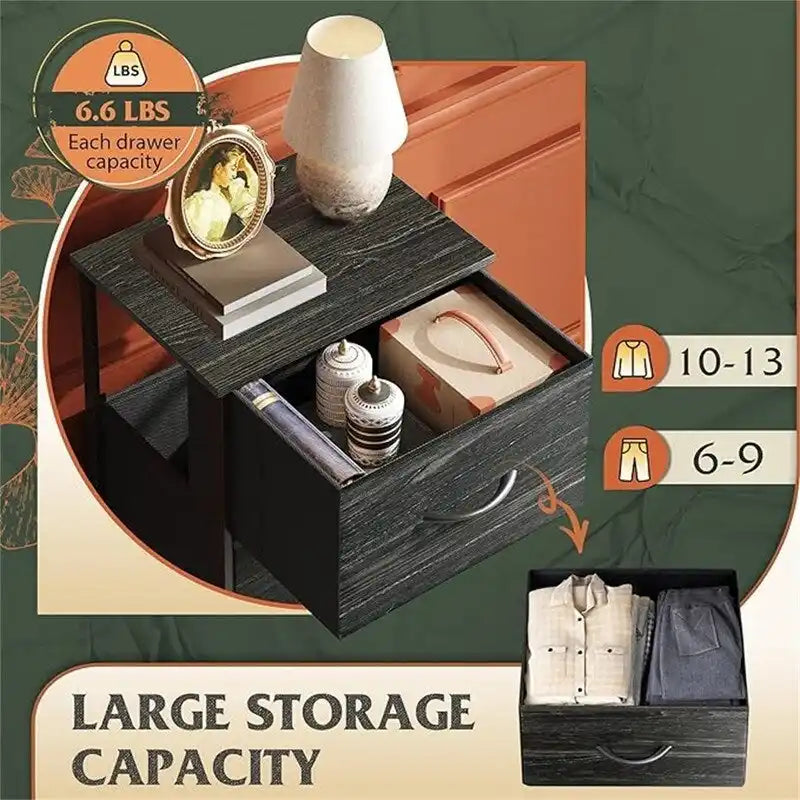 Commode de rangement pour chambre à coucher