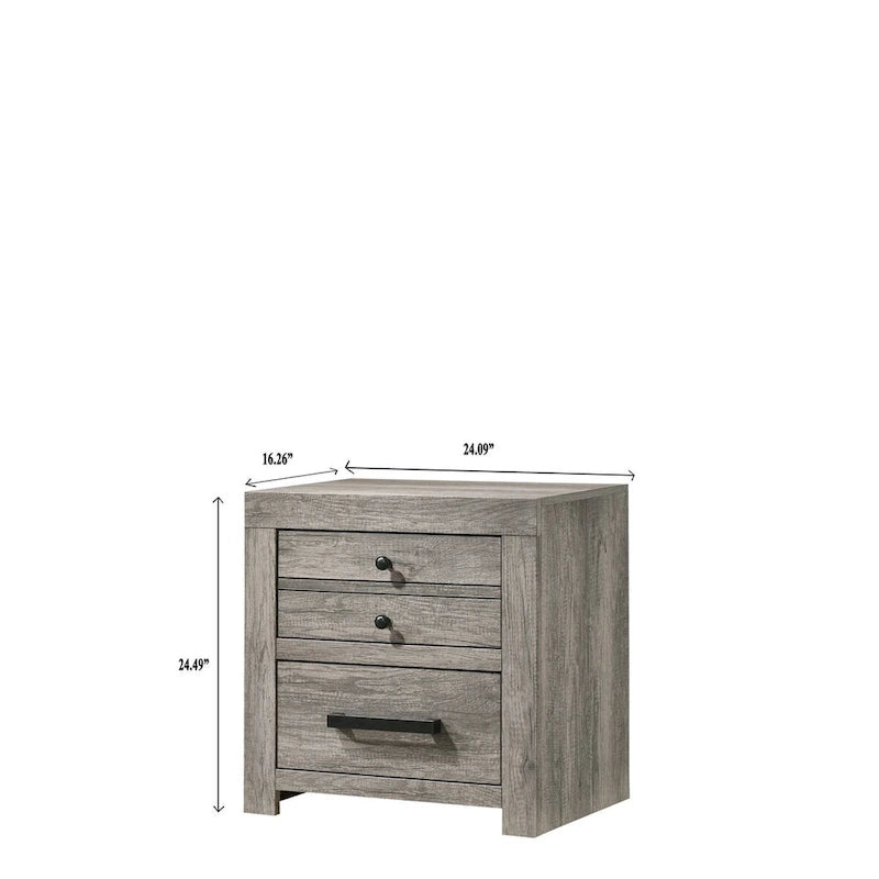 Lit plateforme Perrine Gray