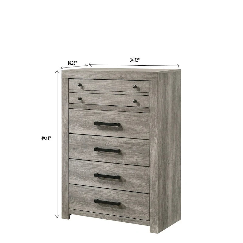 Lit plateforme Perrine Gray