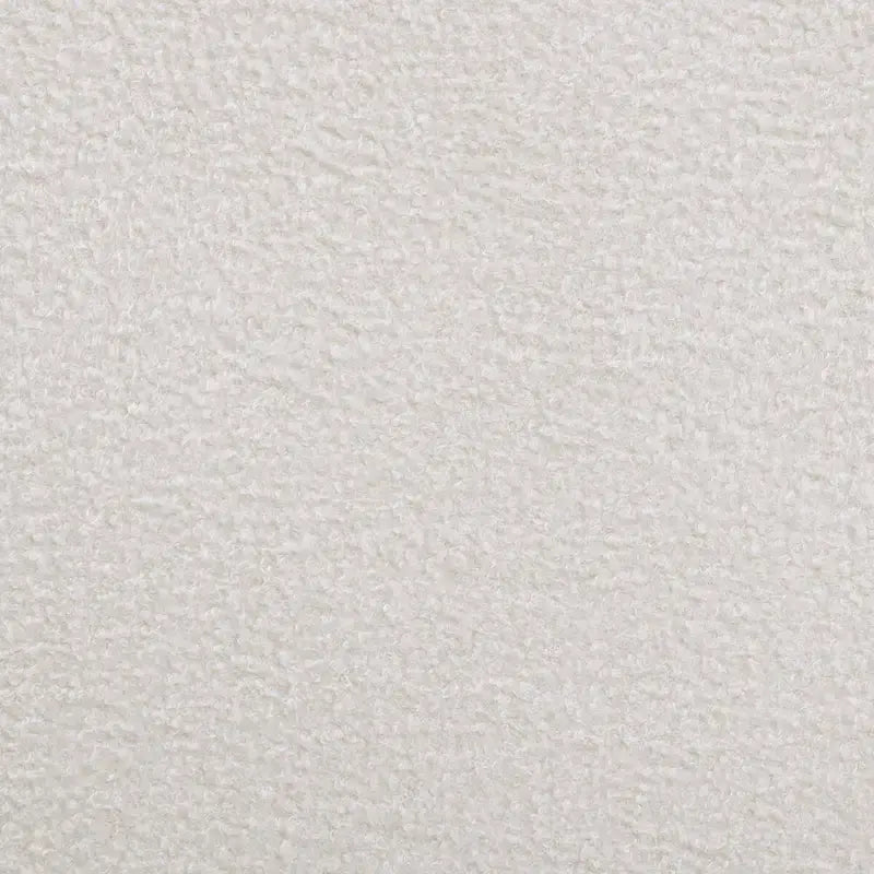 Lit Helena blanc perle et beige à panneaux avec pied de soutien